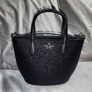 Kate Spade Shimmer Satchel Black